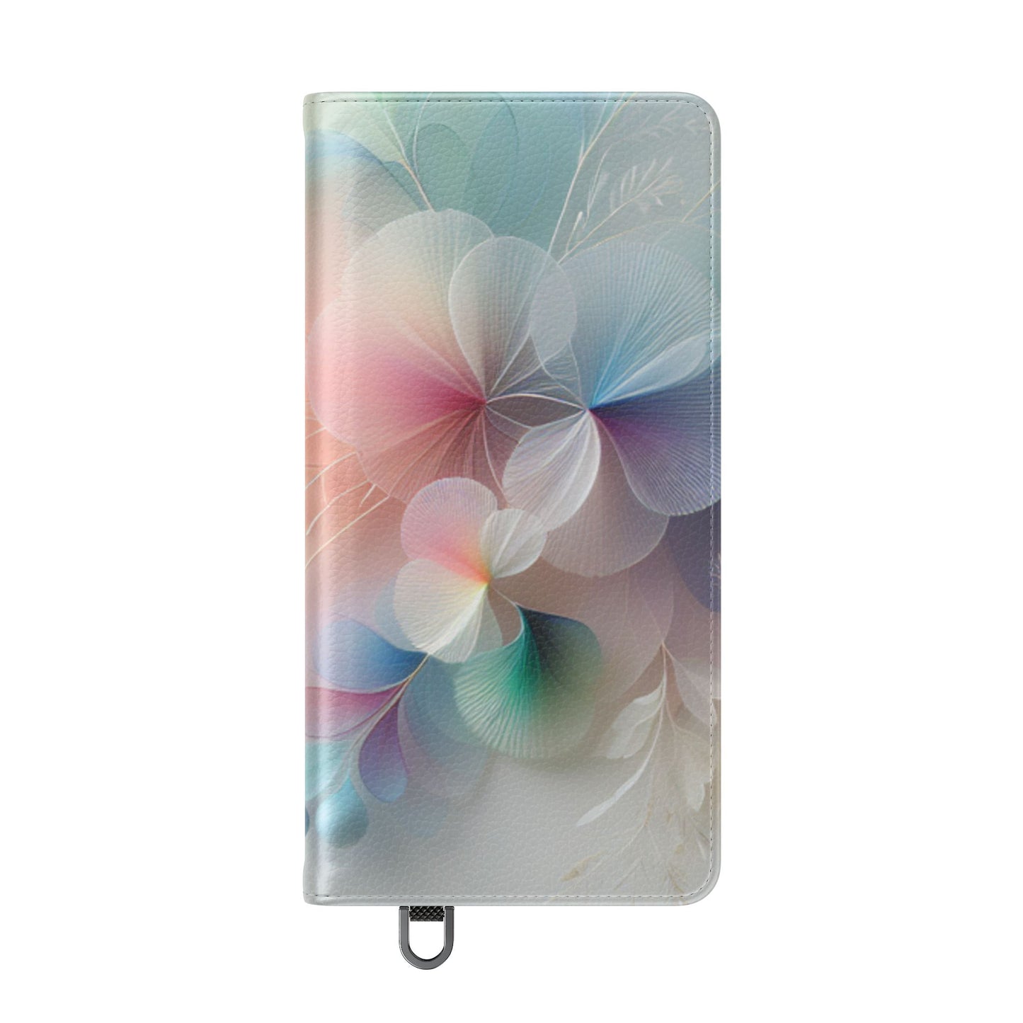Floral Dream Flip Phone Case - Pastel Watercolor Wallet Cover