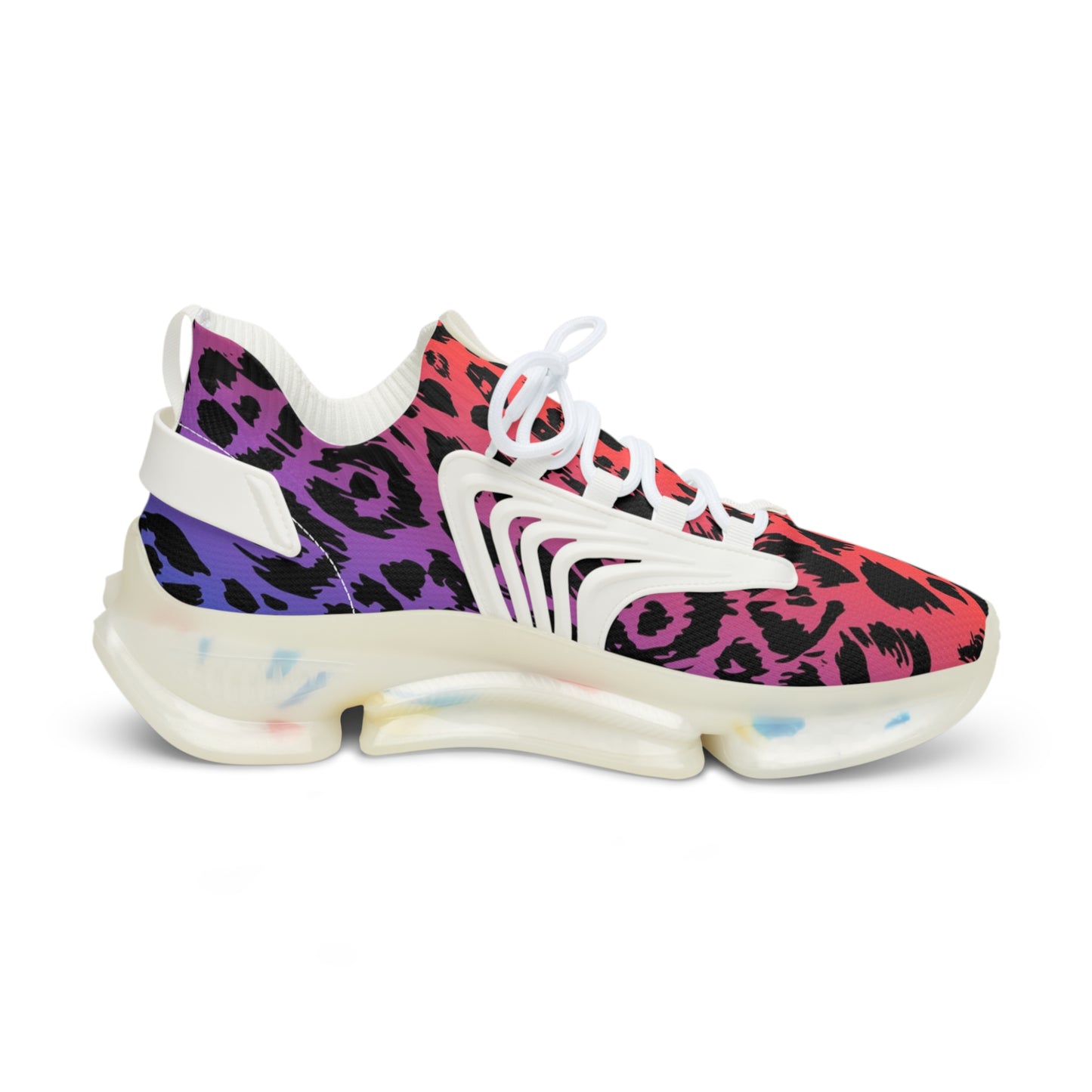 Vibrant Leopard Print Sneakers for Men