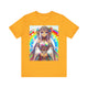 Bohemian Rainbow Tee, Unisex Short Sleeve T-Shirt, Festival Apparel, Anime Lover Gift, Summer Vibes, Colorful Graphic Tee