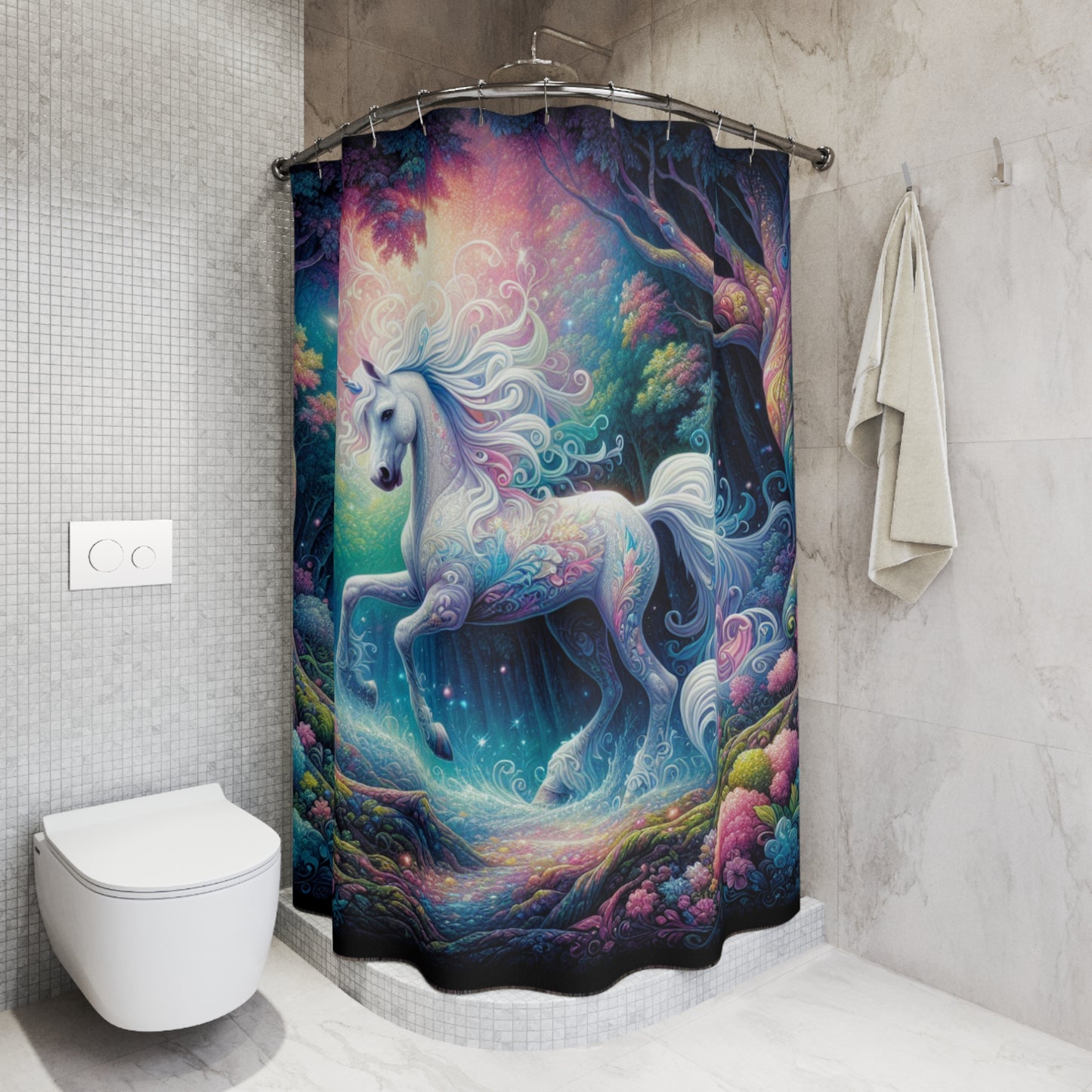 Dream Einhorn Duschvorhang