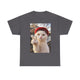 Playful Cat Peace Tee - Unisex Heavy Cotton Shirt, Cute Cat T-Shirt, Animal Lover Gift, Fun Graphic Tee, Unique Cat Gift