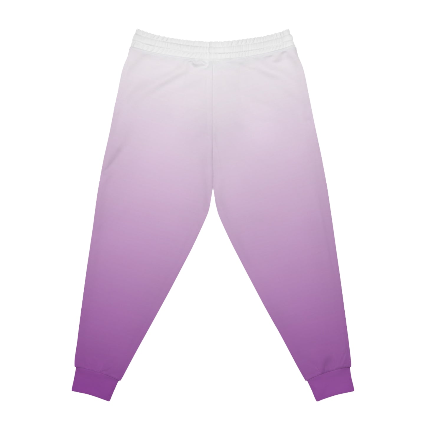 Purple Ombre Athletic Joggers — Gradient Sweatpants for Women & Men