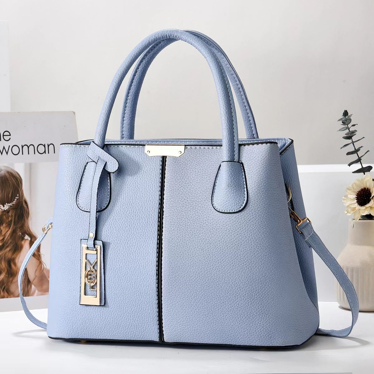 Women's Crossbody Shoulder Bag Large Capacity PU Tote