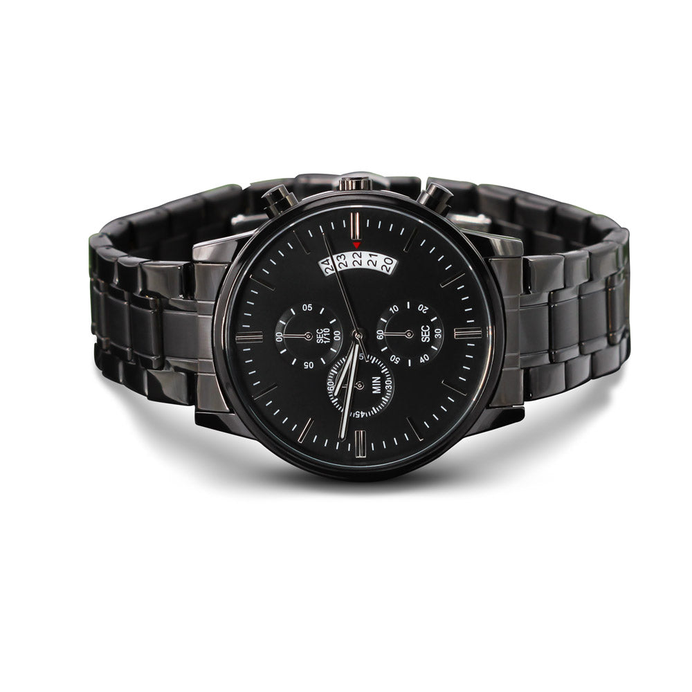 Gravierte Uhr
