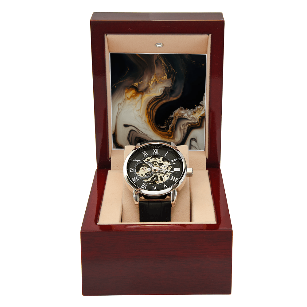 Durchbrochene Uhr