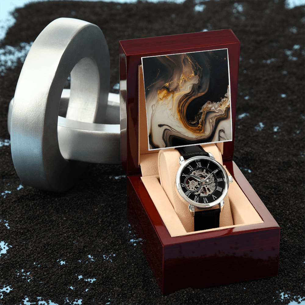 Durchbrochene Uhr