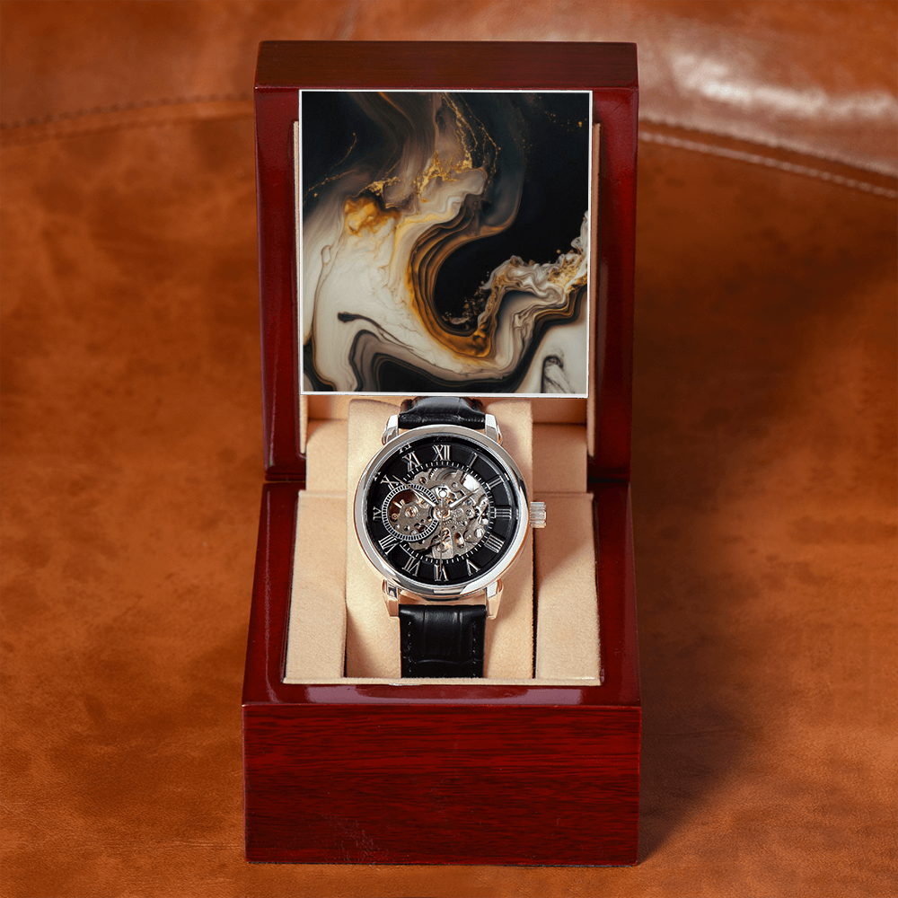 Durchbrochene Uhr