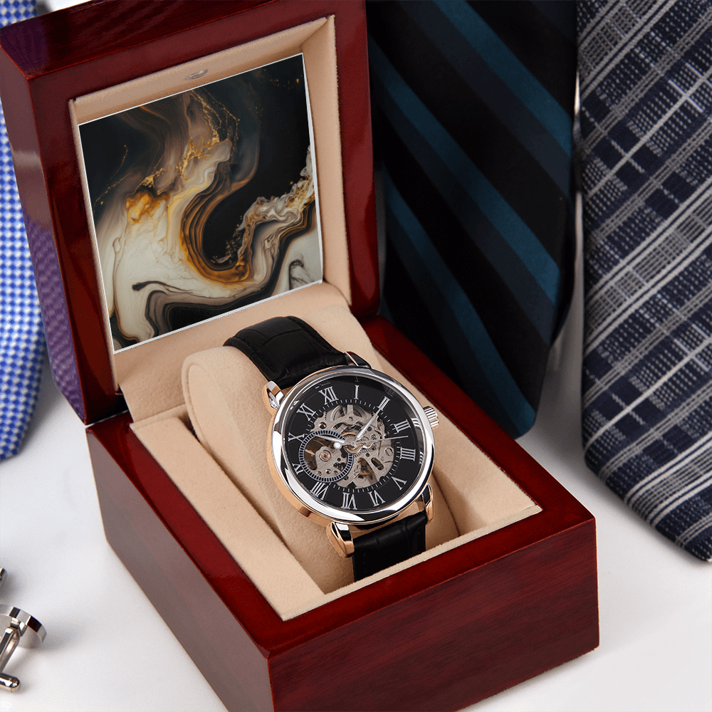 Durchbrochene Uhr