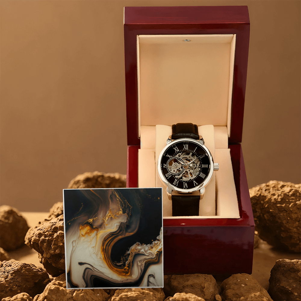 Durchbrochene Uhr
