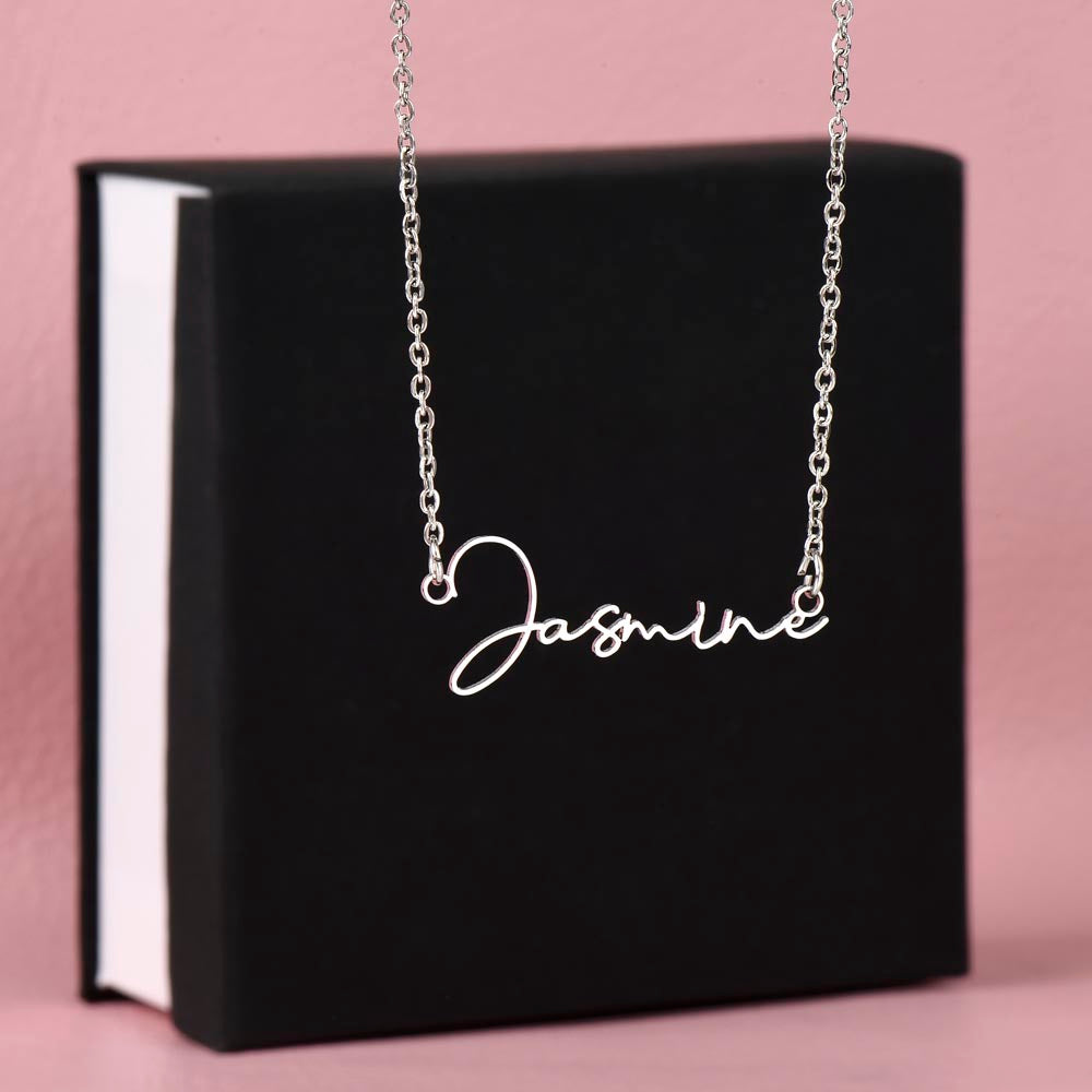 Signature Name Halskette