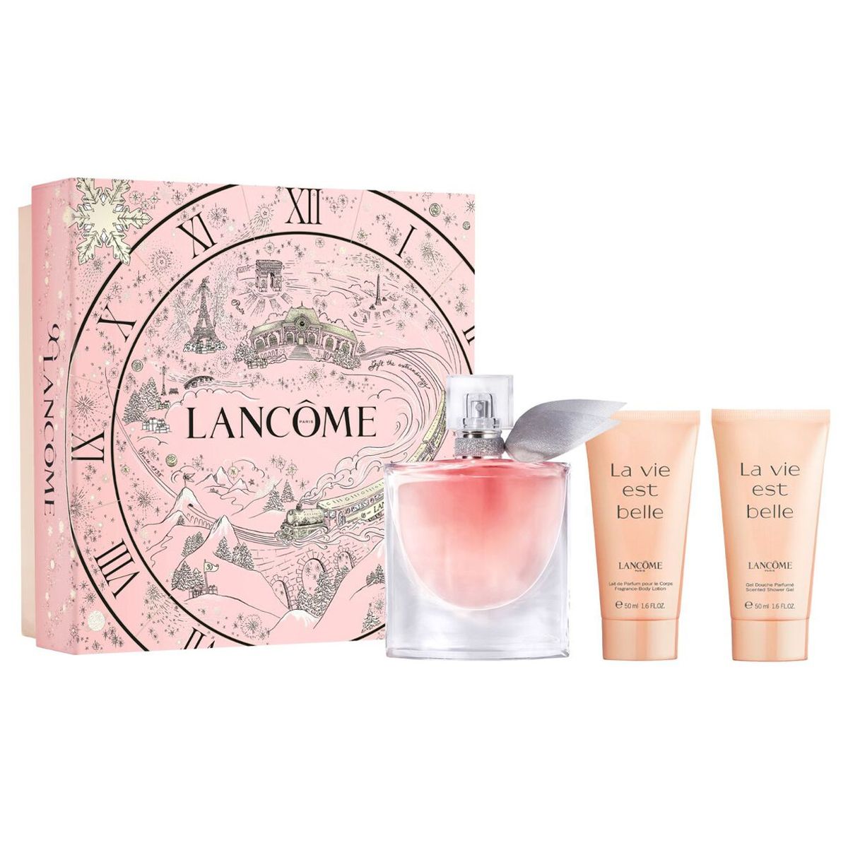 Lancome la vie est belle gift set eau de perfume 50ml + body lotion 50ml + shower 50ml