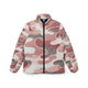 Pink Camo Women’s Puffer Jacket — Cozy Urban Camouflage Winter Coat