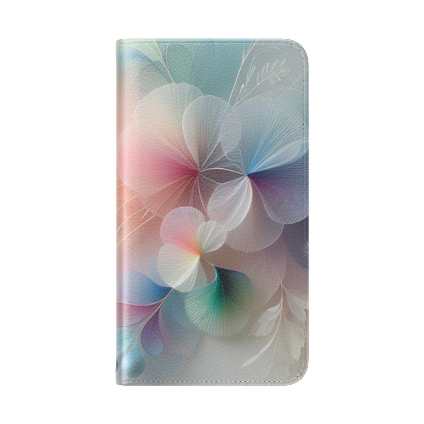 Floral Dream Flip Phone Case - Pastel Watercolor Wallet Cover