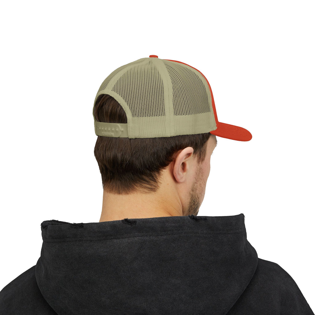LB Green and White Snapback Trucker Cap