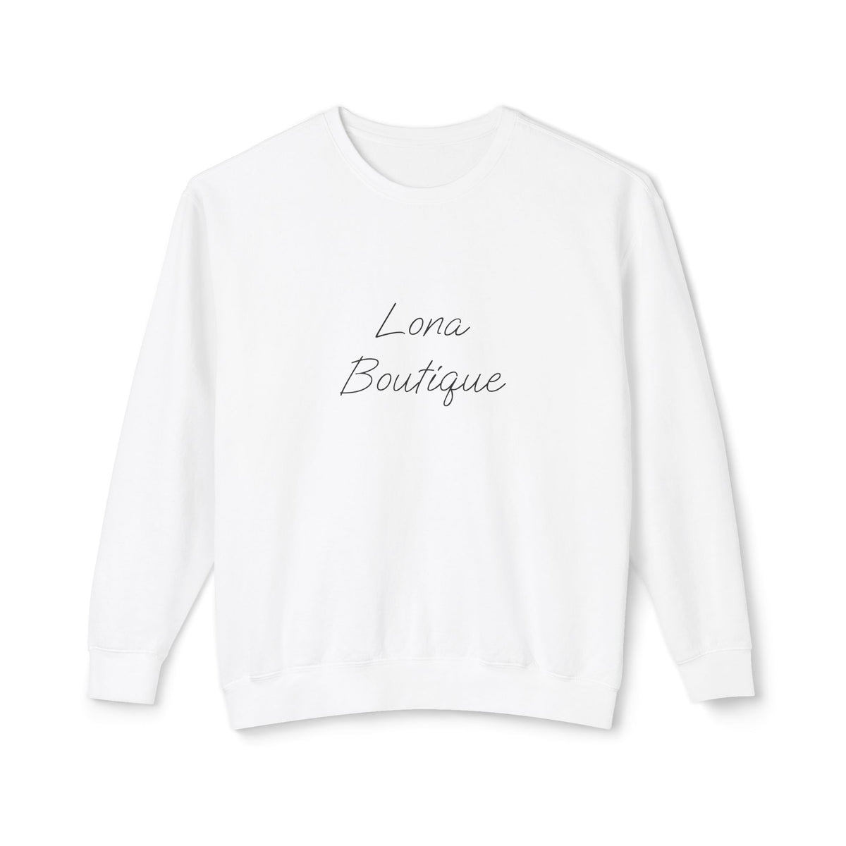 Lona Boutique Sweatshirt mit minimalistischem Logo