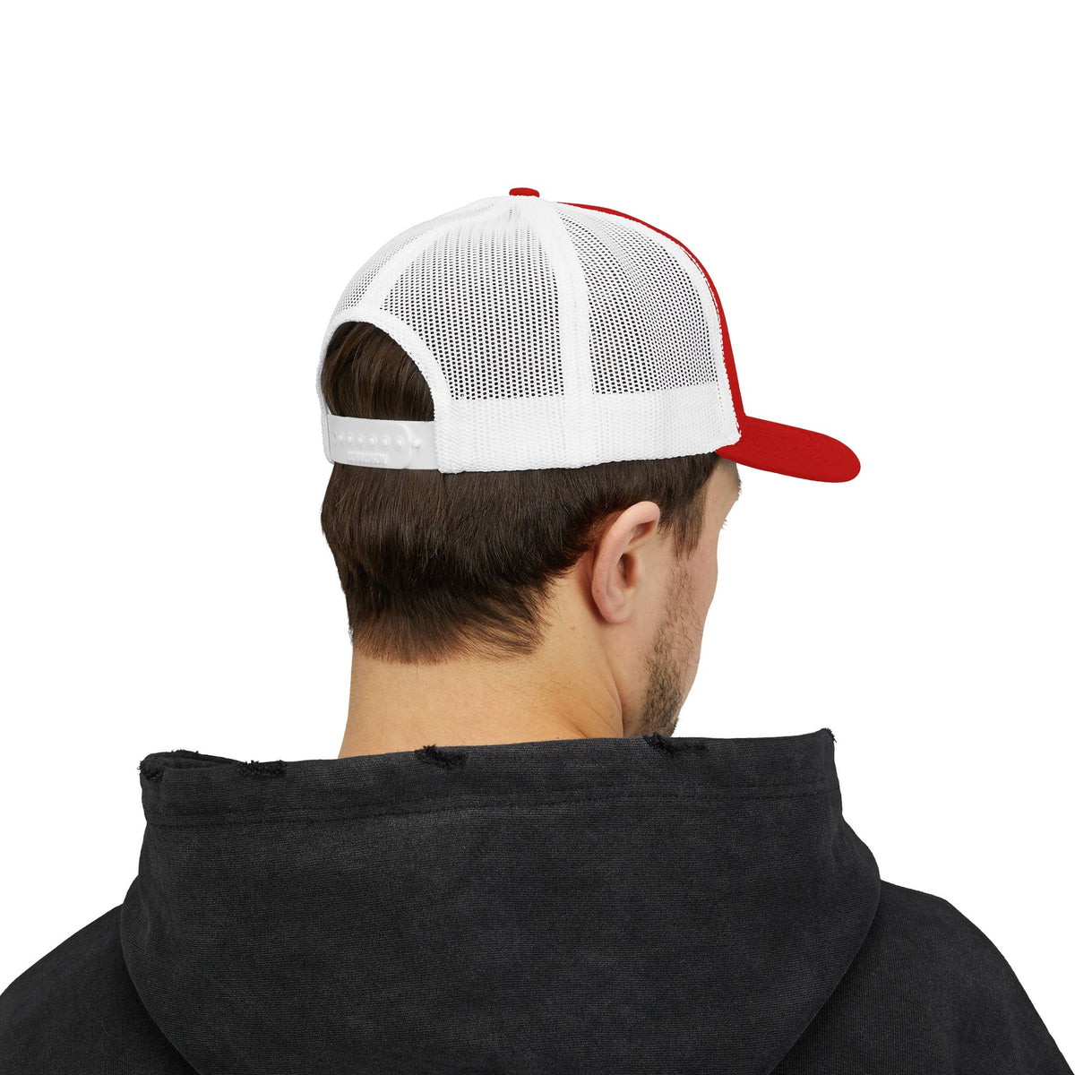 LB Green and White Snapback Trucker Cap