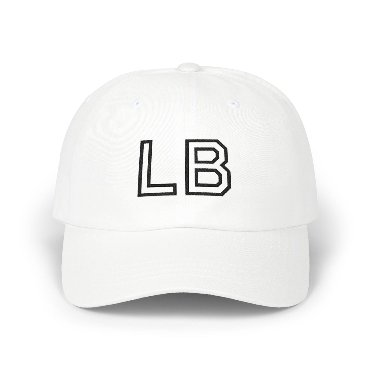 LB Monogramm – Bestickte Dad Cap mit verstellbarem Verschluss