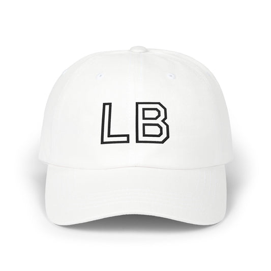 LB Monogramm – Bestickte Dad Cap mit verstellbarem Verschluss