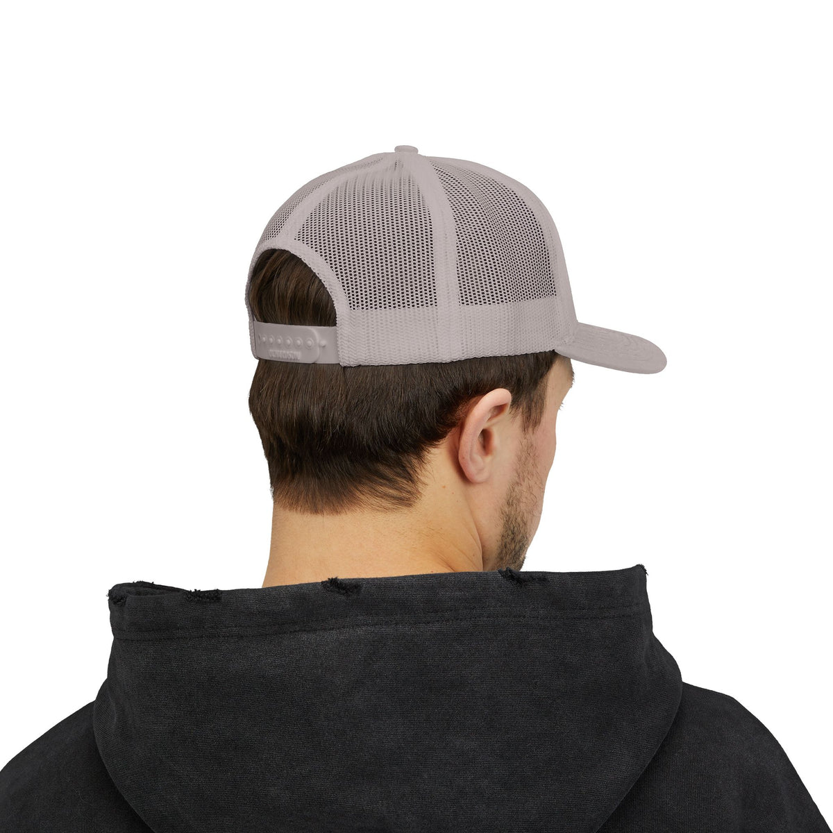 LB Green and White Snapback Trucker Cap