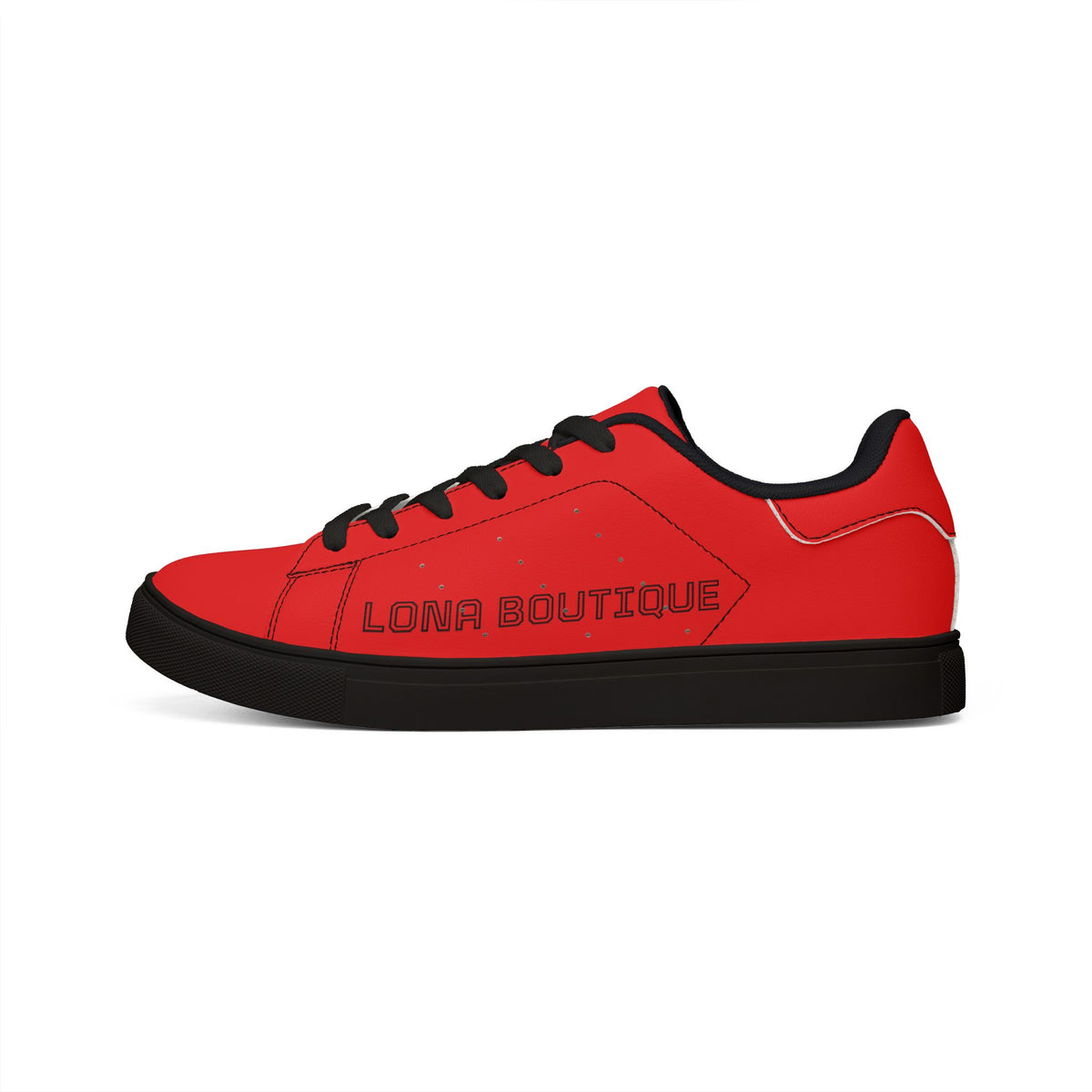 Low-Top-Sneaker aus Mikrofaser-Kunstleder
