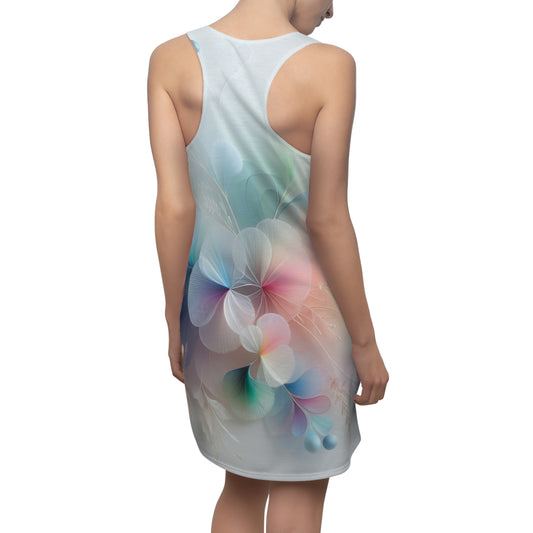 Floral Racerback Dress for Women | Summer Casual Dress, Beachwear, Vacation Outfit, Floral Dress, Spring Style