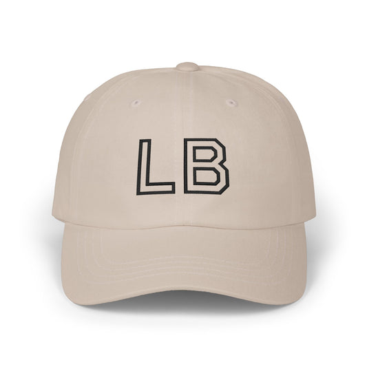 LB Monogramm – Bestickte Dad Cap mit verstellbarem Verschluss