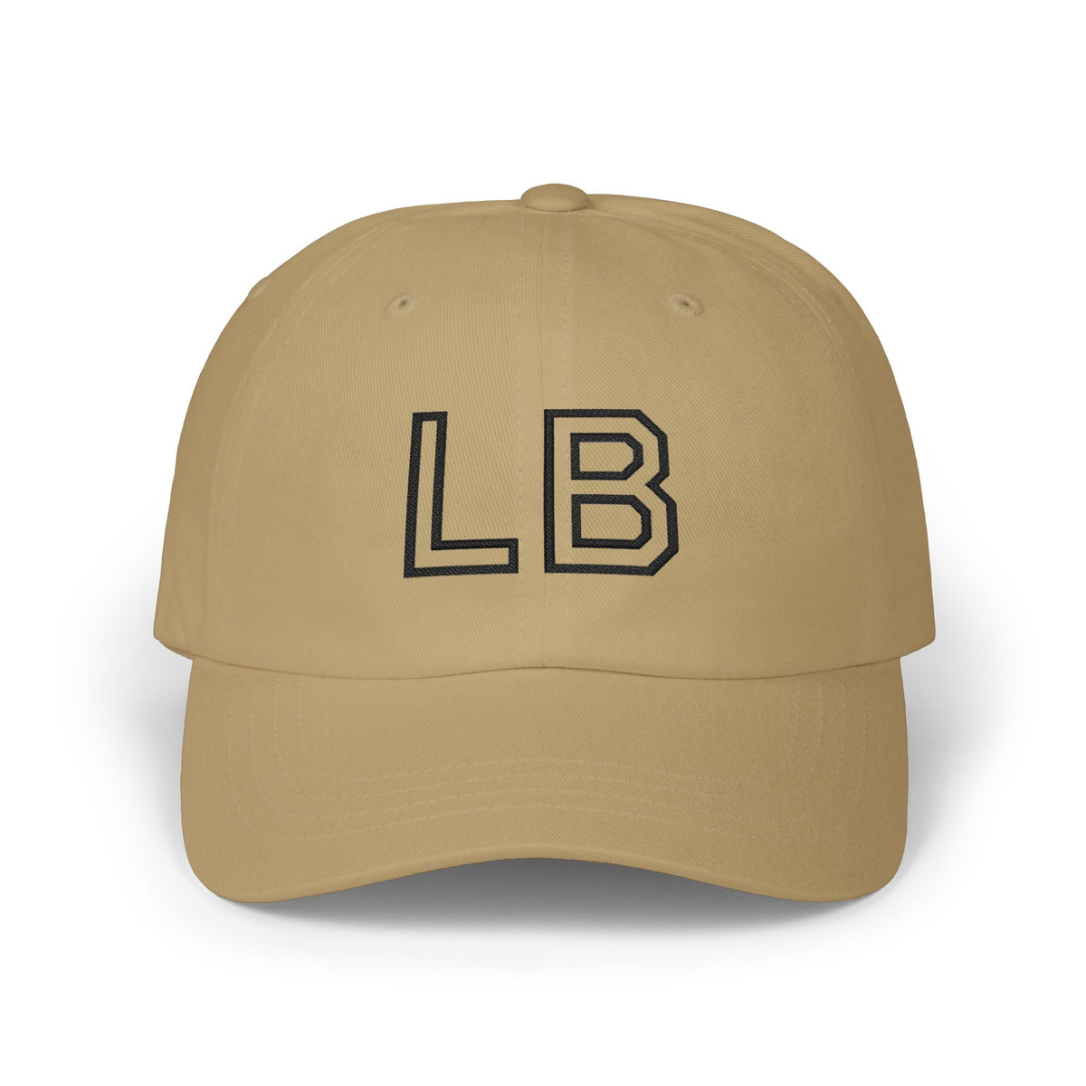 LB Monogramm – Bestickte Dad Cap mit verstellbarem Verschluss