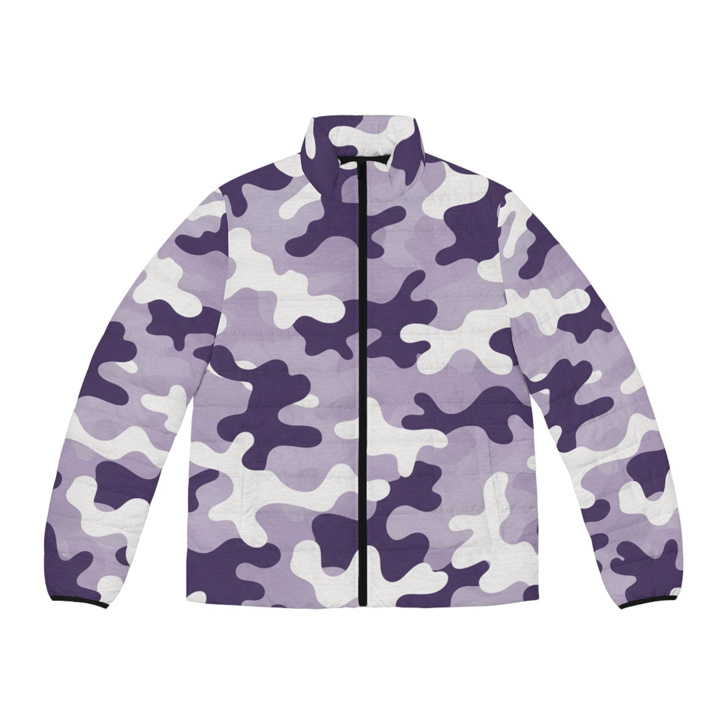 Purple Camo Puffer Jacket