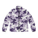 Purple Camo Puffer Jacket