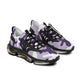 Purple Camo Mesh Sneakers — Men's Lightweight Athletic Shoes