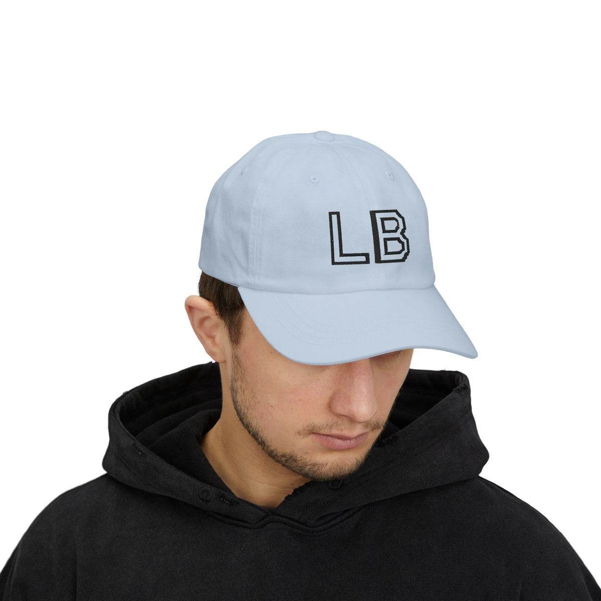 LB Monogramm – Bestickte Dad Cap mit verstellbarem Verschluss