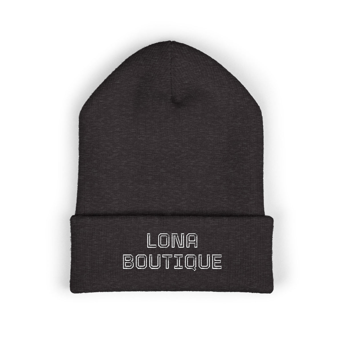 Love Yourself – Bestickte Unisex-Beanie mit Umschlag