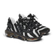Zebra-Print Mesh Sneakers — Women's Lightweight Athletic Shoes