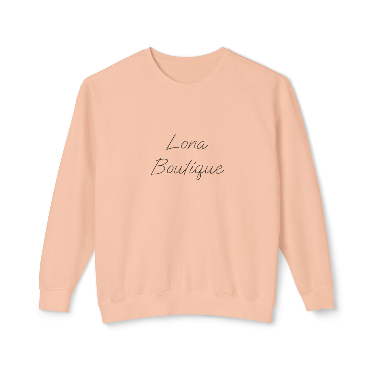 Lona Boutique Sweatshirt mit minimalistischem Logo