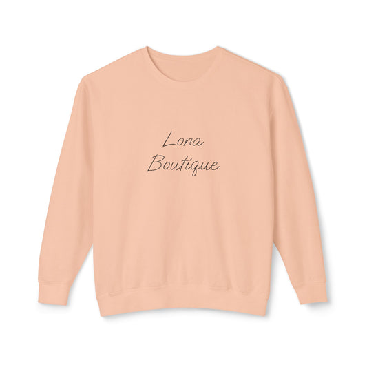 Lona Boutique Sweatshirt mit minimalistischem Logo