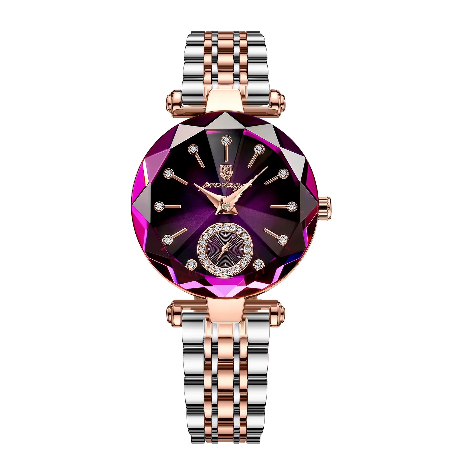 Luxury Watches for Ladies Top Brand Stainless Steel Waterproof Quartz Female Wrist Watch Relogio Feminino Girl Gift+Box