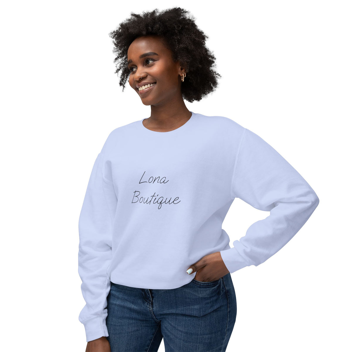Lona Boutique Sweatshirt mit minimalistischem Logo