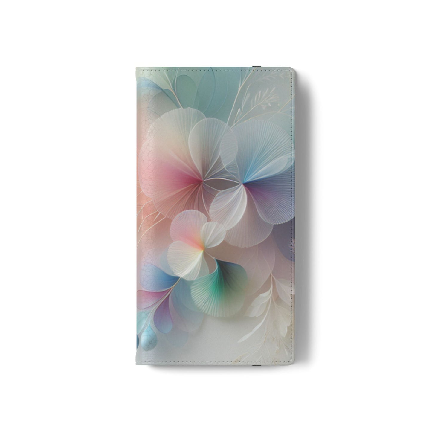 Floral Dream Flip Phone Case - Pastel Watercolor Wallet Cover