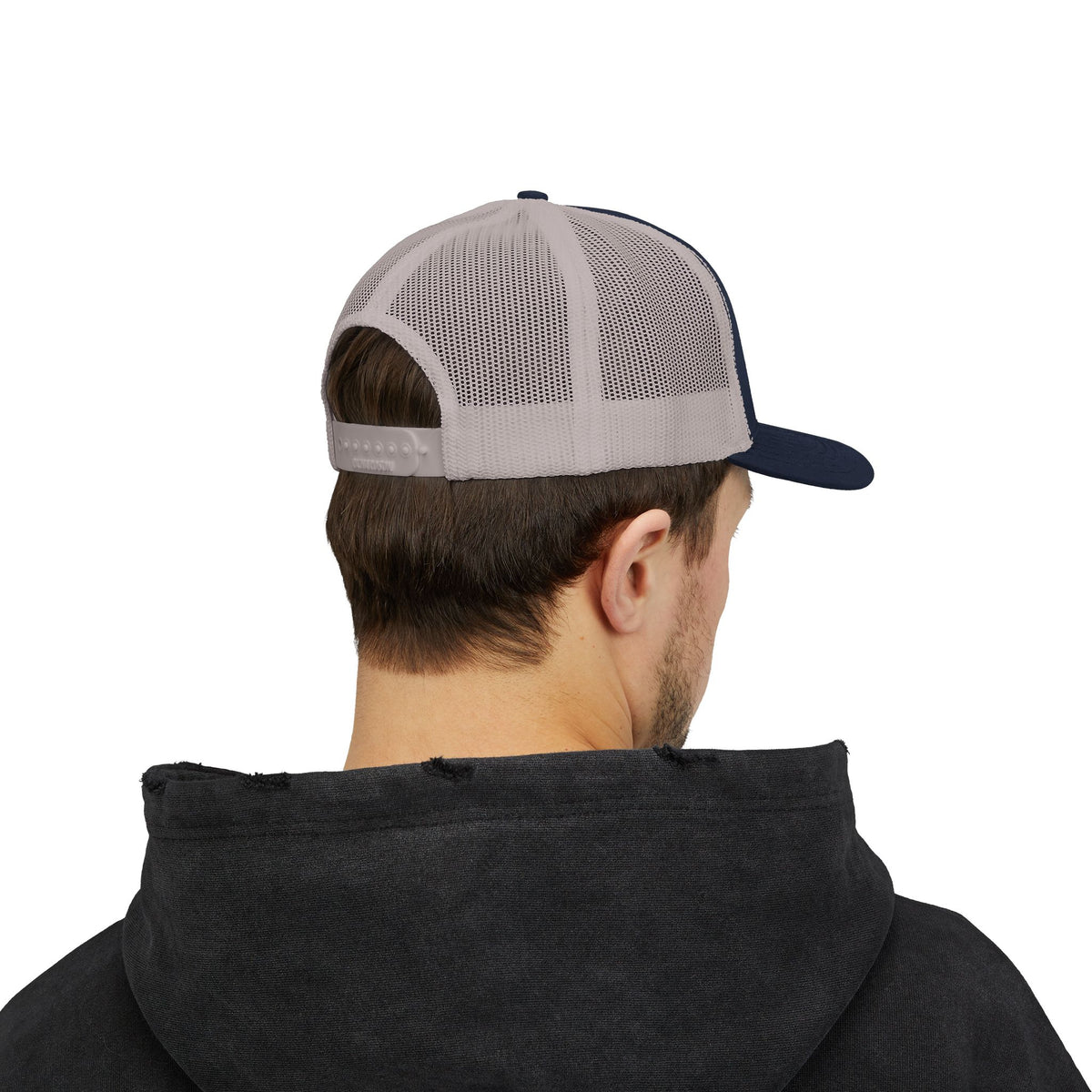 LB Green and White Snapback Trucker Cap