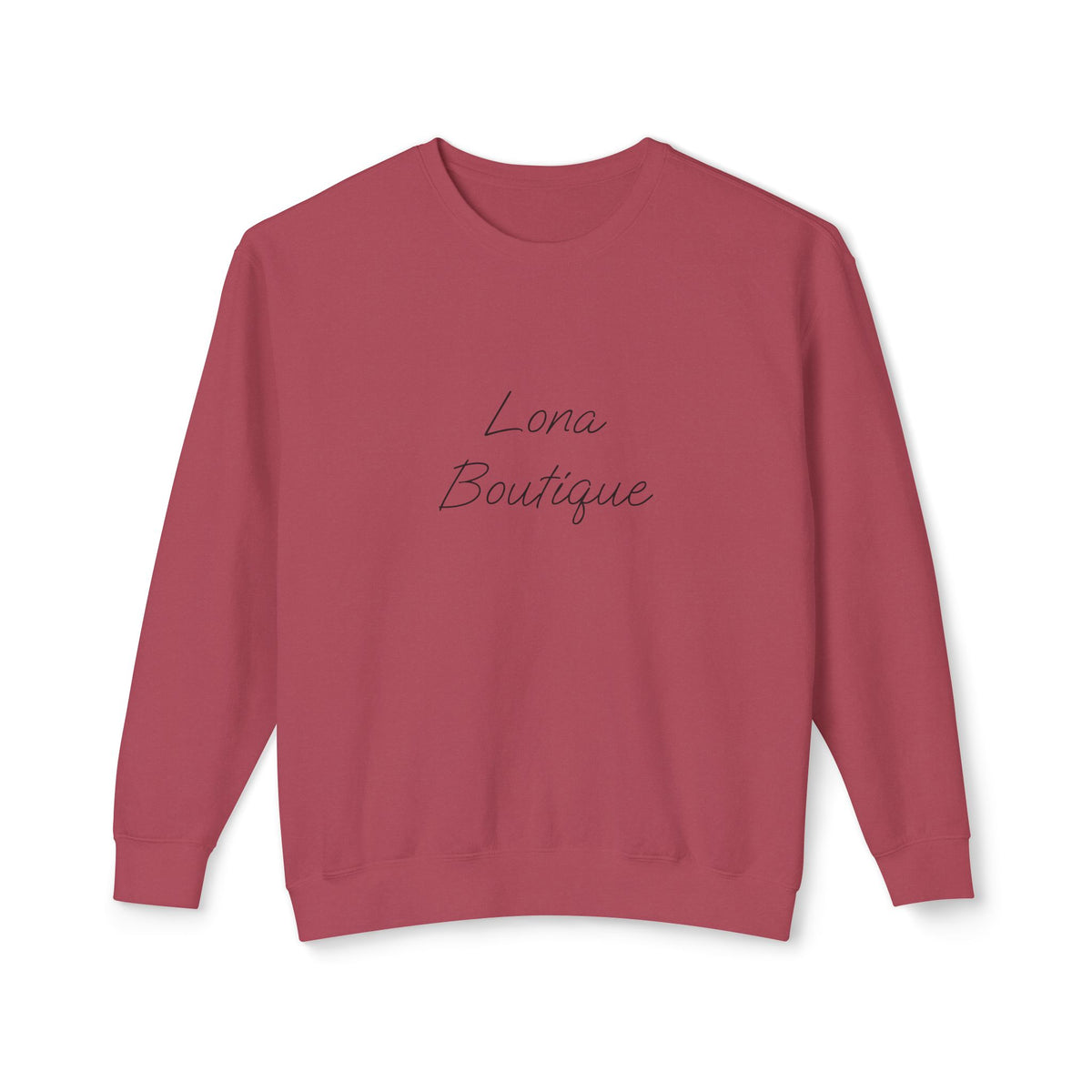 Lona Boutique Sweatshirt mit minimalistischem Logo