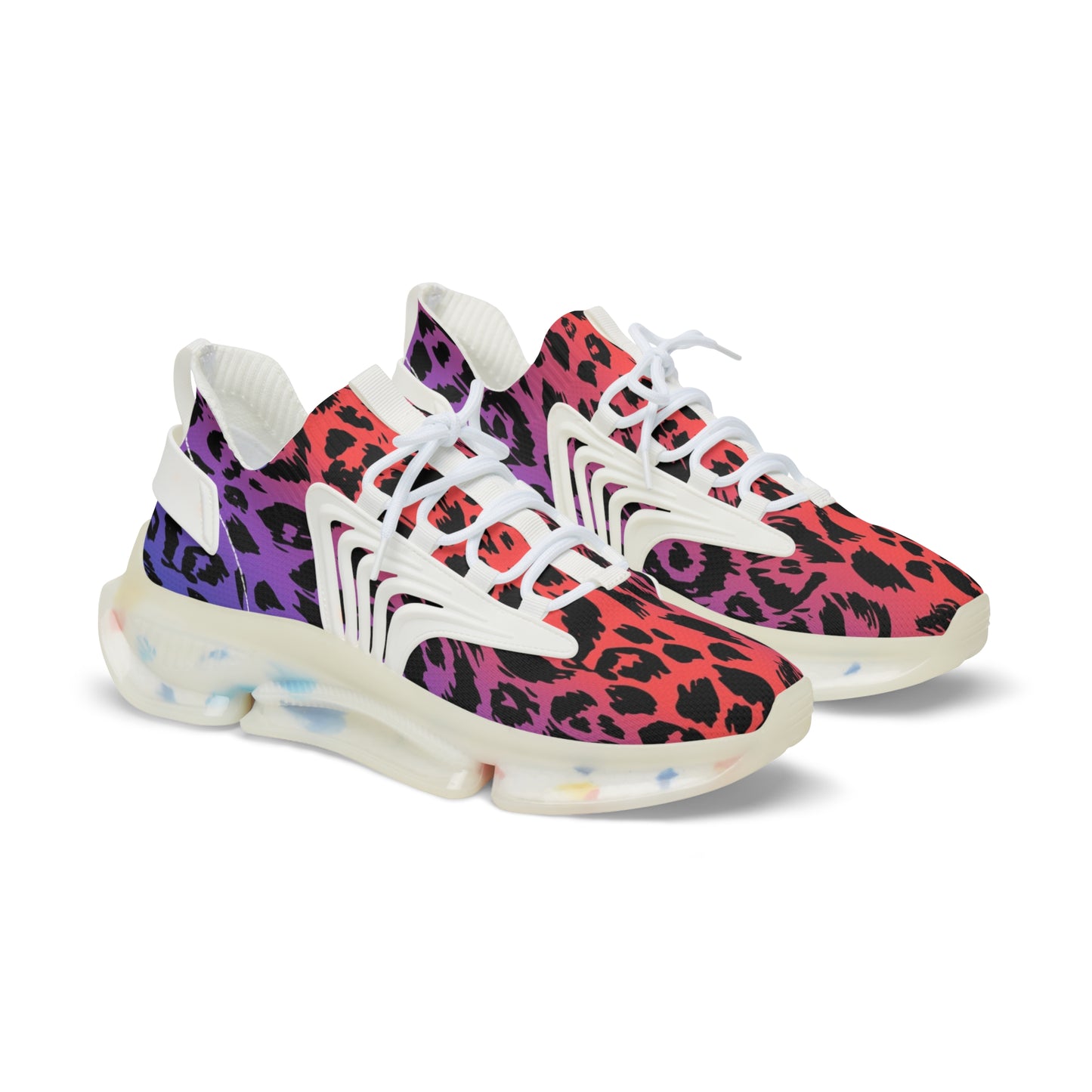 Vibrant Leopard Print Sneakers for Men