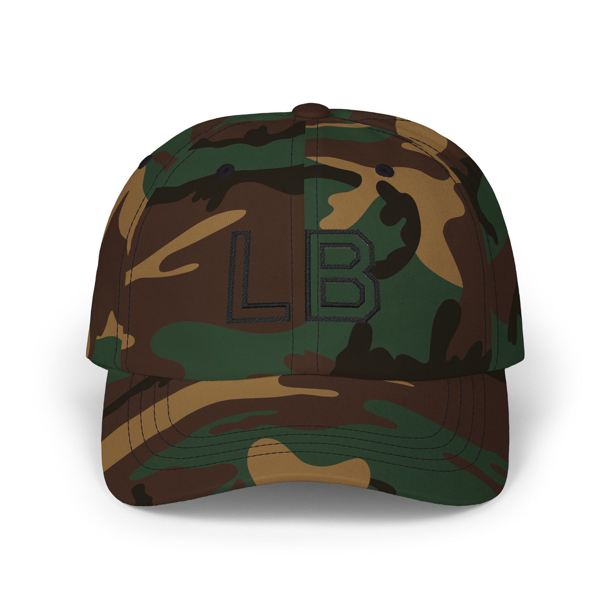 LB Monogramm – Bestickte Dad Cap mit verstellbarem Verschluss