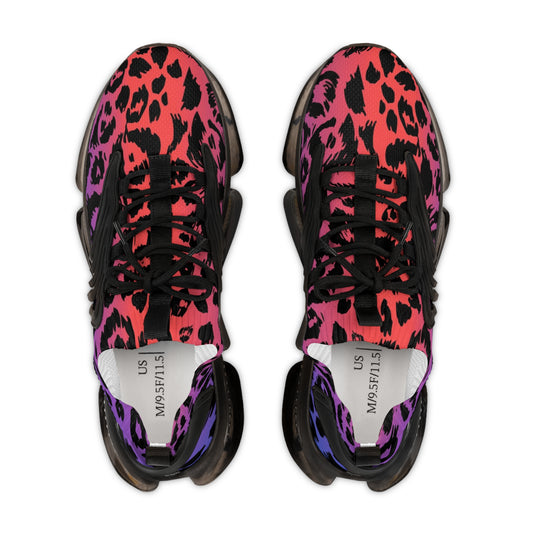 Vibrant Leopard Print Sneakers for Men