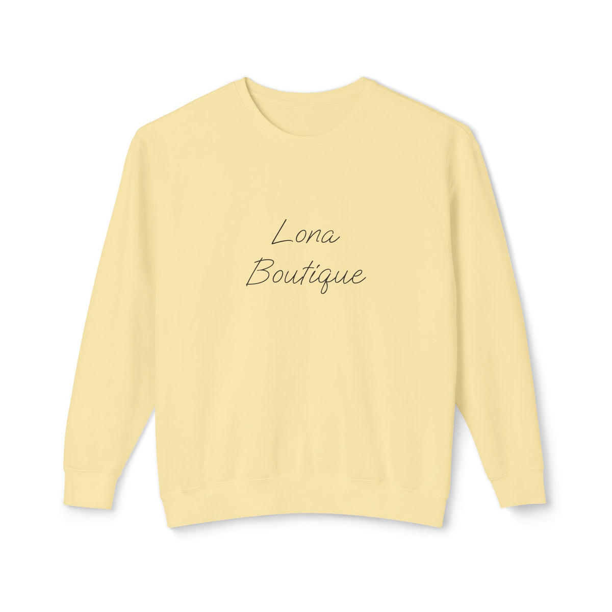 Lona Boutique Sweatshirt mit minimalistischem Logo