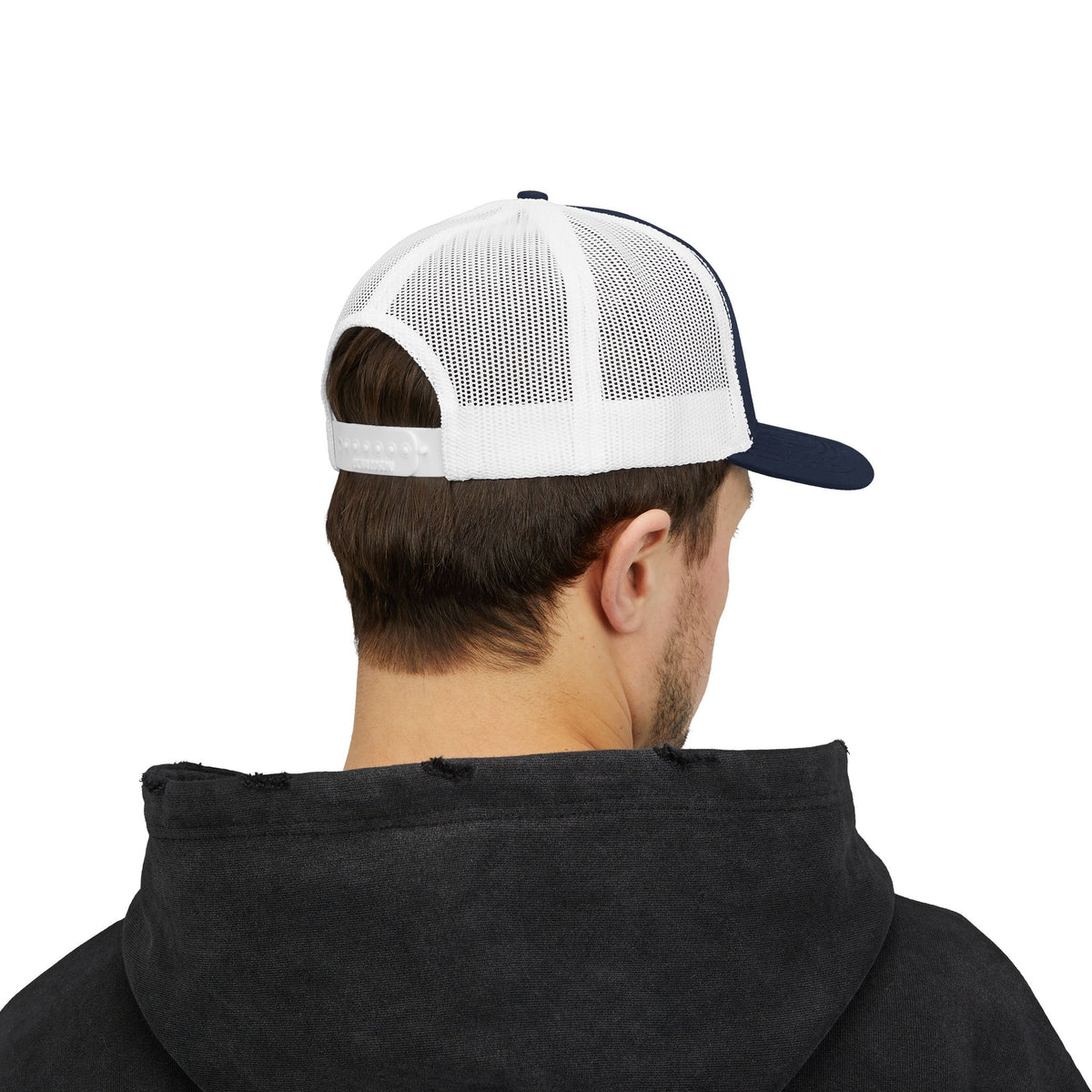LB Green and White Snapback Trucker Cap