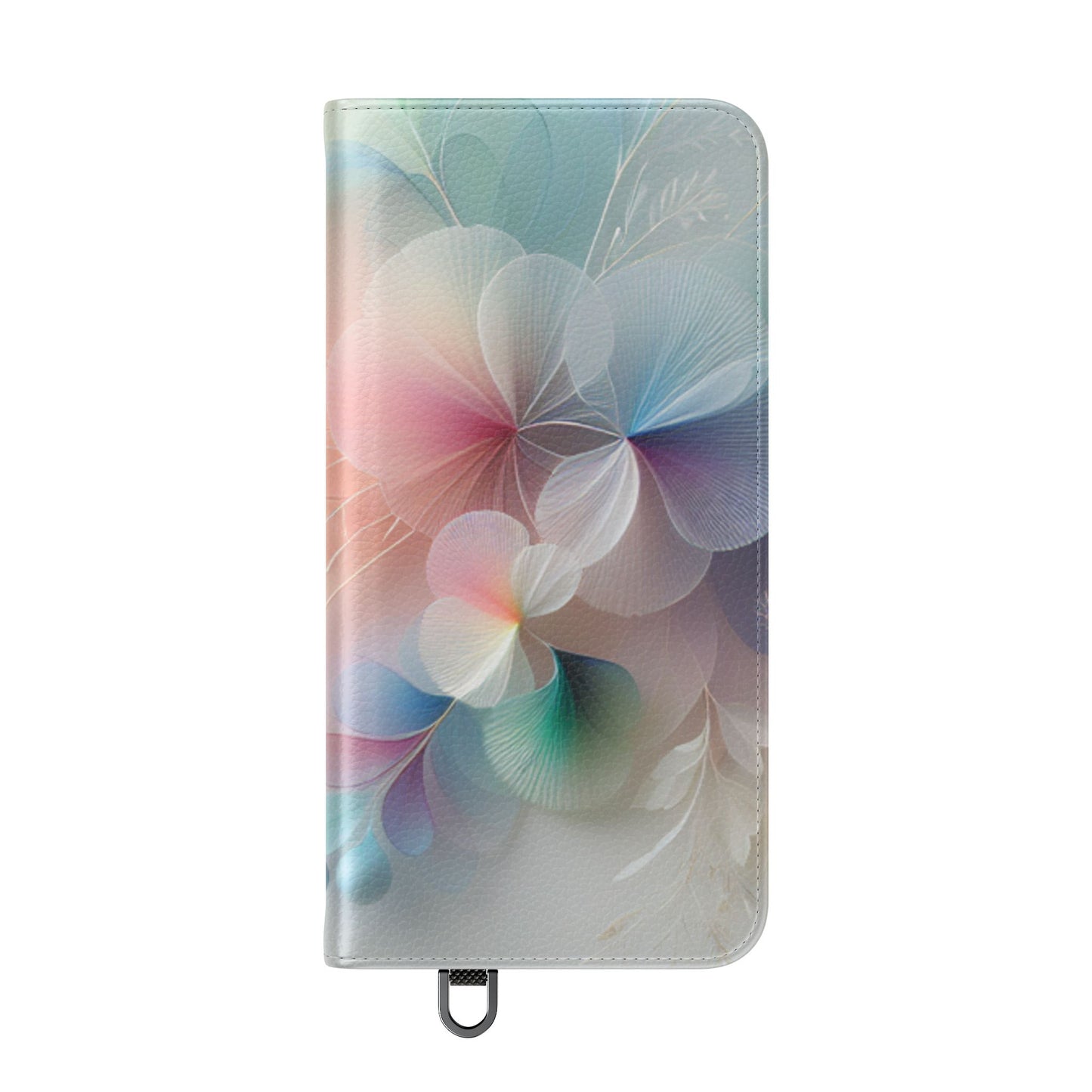 Floral Dream Flip Phone Case - Pastel Watercolor Wallet Cover