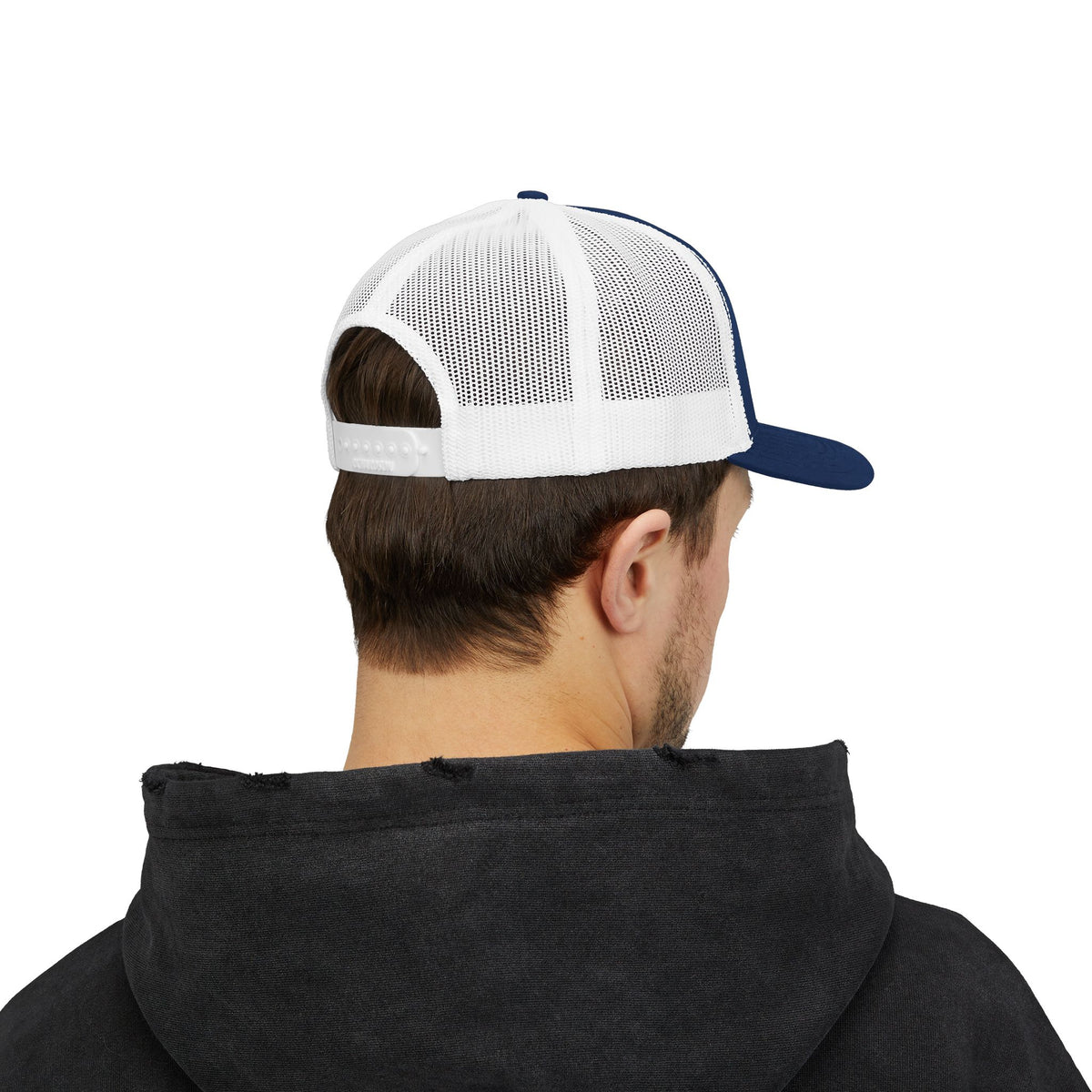 LB Green and White Snapback Trucker Cap