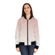 Pink Ombre Bomber Jacket — Women's Lightweight Gradient Jacket