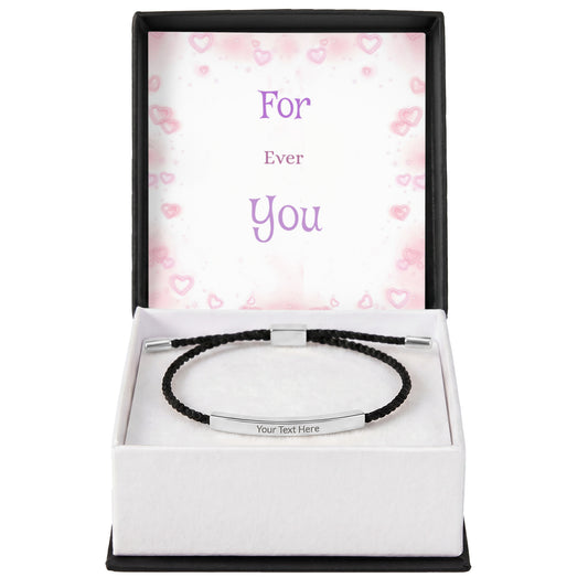 Nylon-Armband mit Gravur – personalisierbar