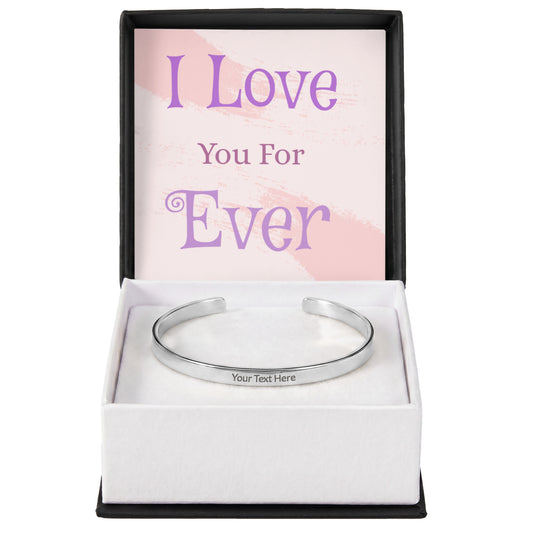 Cuff Bracelet - Engraved